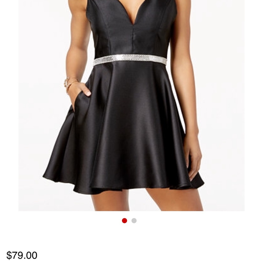 Black homecoming dress